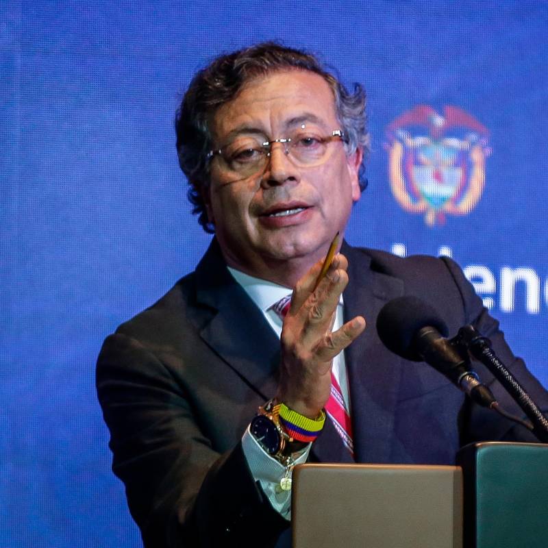 Al presidente de Colombia, Gustavo Petro, se le termina el mandato el próximo 7 de agosto. FOTO: COLPRENSA.