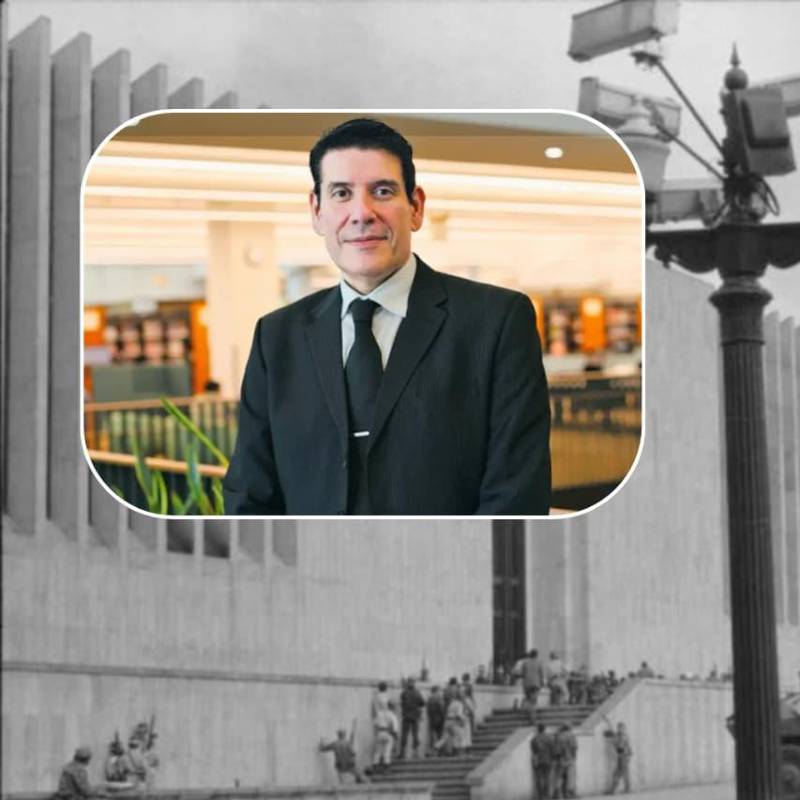 José Mauricio Gaona es hijo del magistrado Manuel Gaona Cruz, quien murió en la toma del Palacio de Justicia de Colombia. FOTO: Cortesía - Consejo de Estado