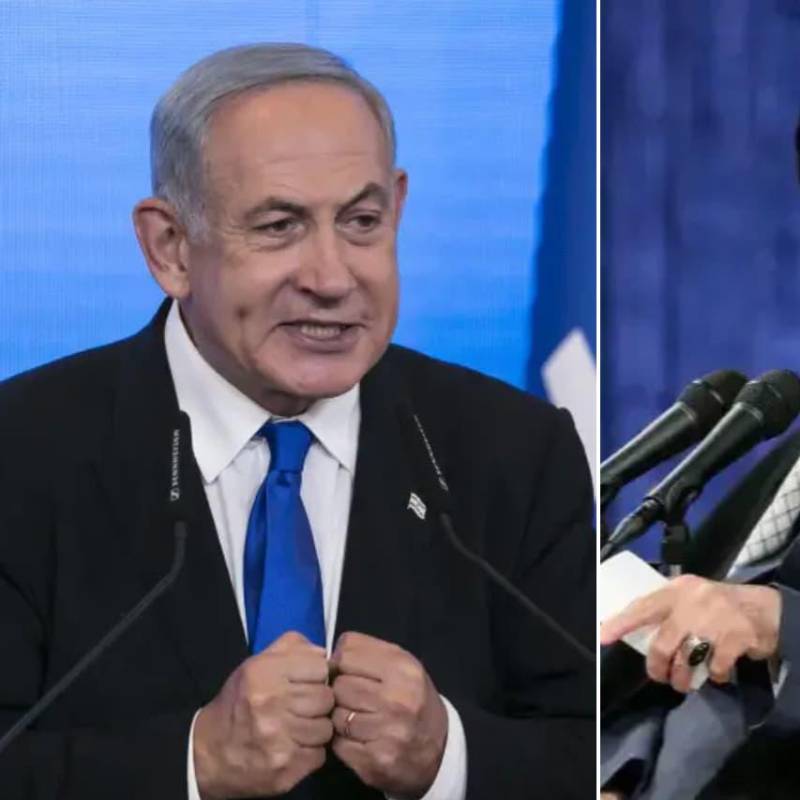 Avanza la disputa entre Benjamín Netanyahu y Alí Jamenei por el control de sus territorios. FOTOS: GETTY- AFP