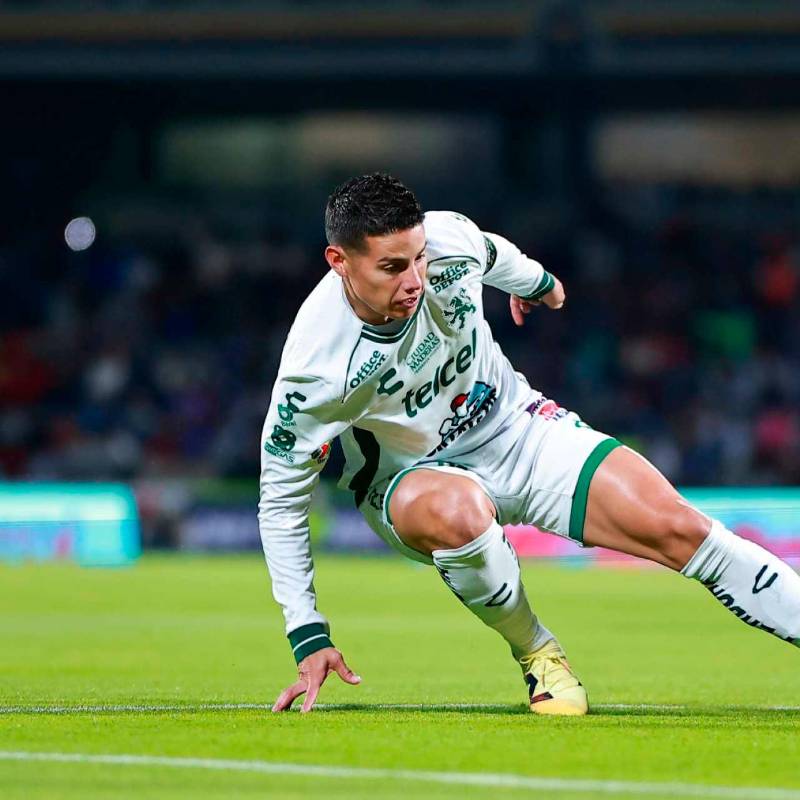James Rodríguez está listo para retomar la competencia con León en México, este domingo a las 8:00 de la noche reciben a Atlético San Luis. FOTO GETTY 
