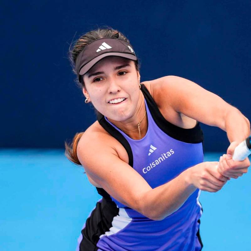 Camila Osorio perdió en la semifinal del WTA 125 de Parma Ladies Open y ahora viajará a Marruecos para disputar otro torneo antes de Roland Garros. FOTO GETTY 