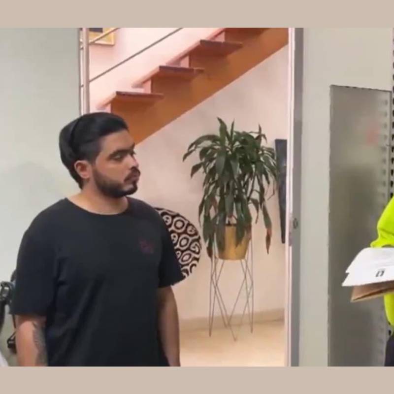 Libardo Humberto Zapata Zuluaga, alias Libardo, fue capturado en Guatapé, Antioquia. FOTO: Policía Nacional y Fiscalía General de la Nación 