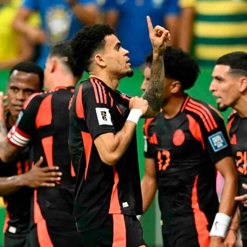 Luis Díaz llegó a 17 goles con la Selección Colombia, y ajusta tres ante Brasil en la presente Eliminatoria. FOTO AFP