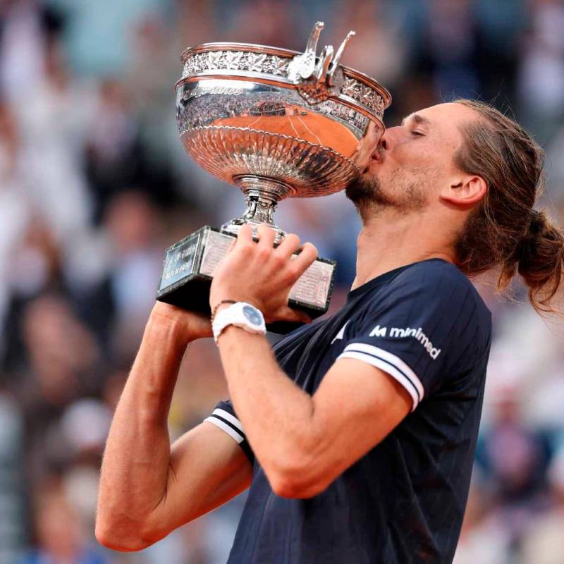 El alemán Alexander Zverev se quedó con el título de Roland Garros, su primer Grand Slam en su carrera. FOTO GETTY