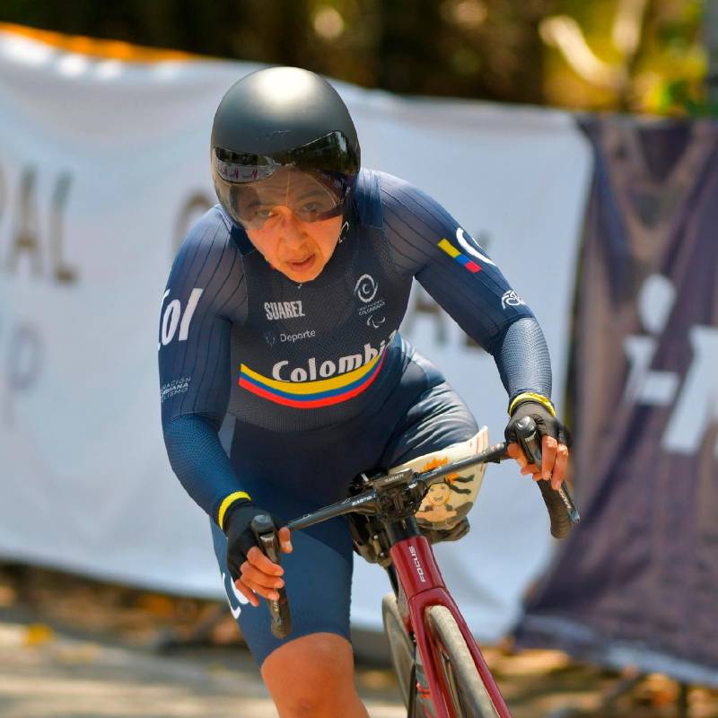 Después del gran resultado en Tailandia, Carolina competirá en la segunda parada de la Copa Mundo de paraciclismo, en Middelkerke, Bélgica, el 28 de abril. El Mundial es en Alabama, en septiembre. FOTO FEDECICLISMO