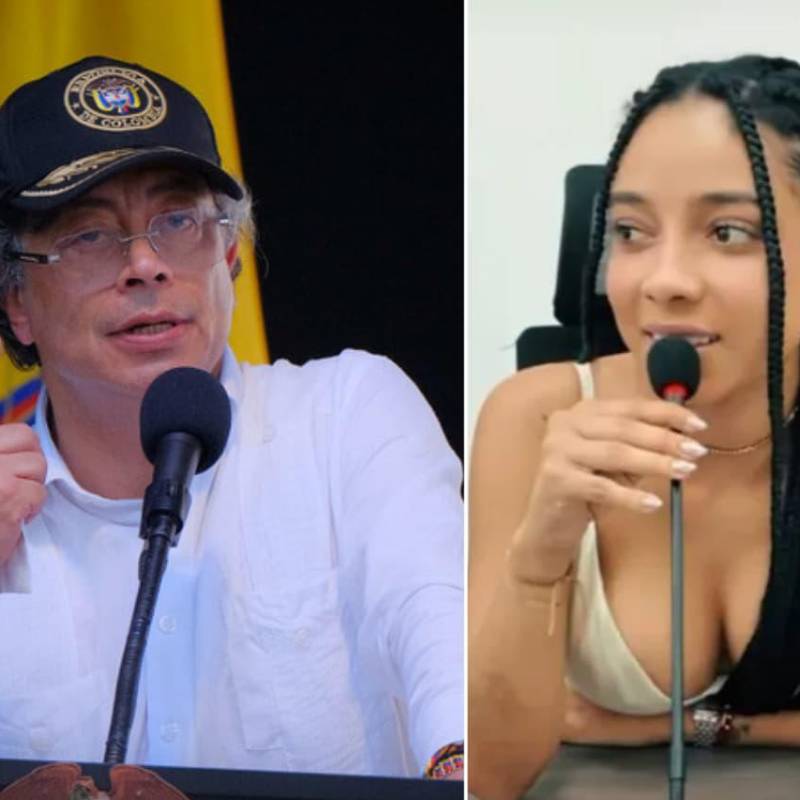 ¿El presidente Gustavo Petro tiene una relación sentimental con Juliana Guerrero? FOTO: Colprensa - tomada de redes sociales 