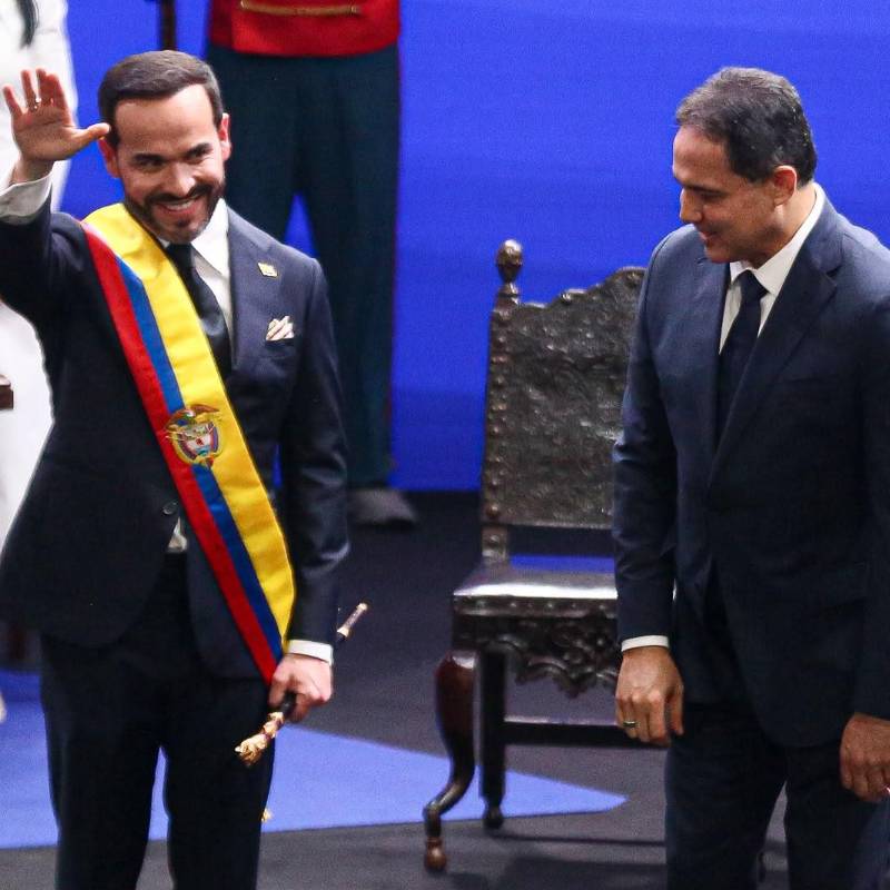 Abelardo de la Espriella tomó posesión este viernes como presidente de Colombia en una ceremonia en Cali. FOTO: COLPRENSA