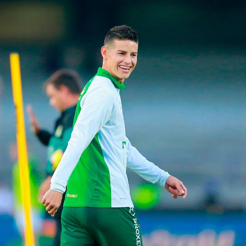 James Rodríguez regresa al fútbol colombiano con Atlético Nacional, respaldado por una marca personal construida a través del fútbol, la publicidad y sus negocios. FOTO GETTY