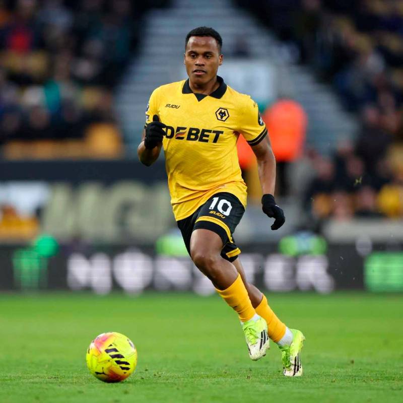El Wolverhampton habría aceptado la propuesta económica que le envió Palmeiras por el colombiano Jhon Arias, ahora toca esperar la decisión del chocoano, para ver si regresa a Brasil. FOTO GETTY 