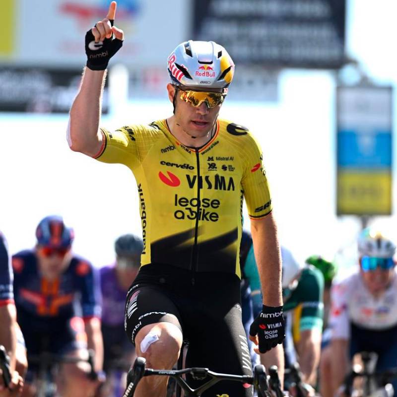Wout Van Aert es triple campeón mundial de ciclocros. FOTO: GETTY