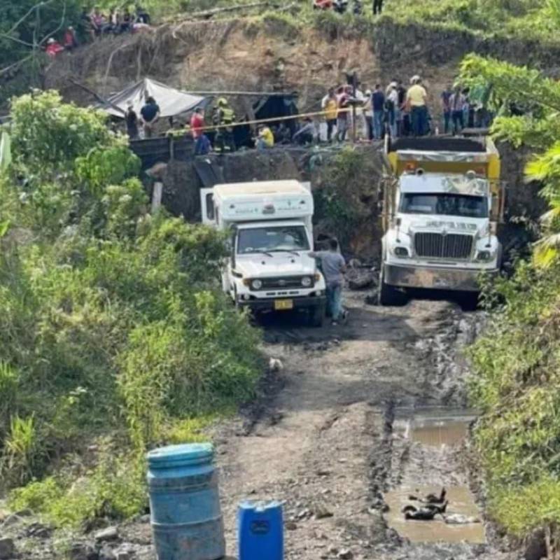 Dos muertos y un lesionado dejó una explosión en bocamina de Landázuri, Santander. FOTO: Cortesía - Vanguardia 