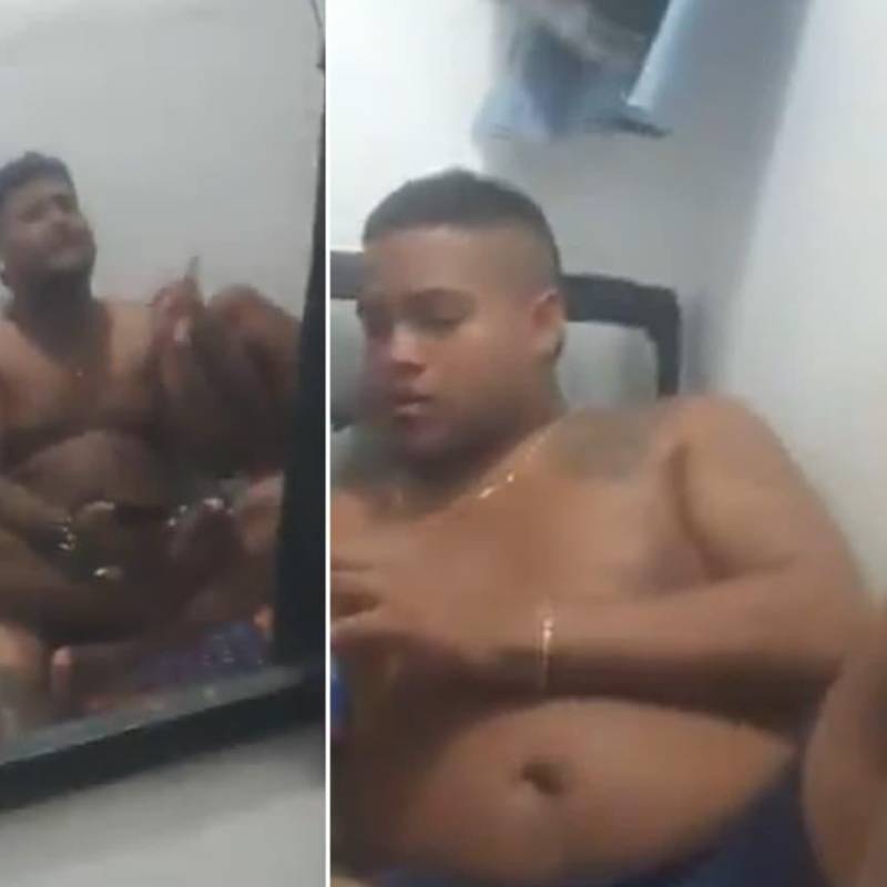 Integrantes de la banda criminal Los Costeños formaron una fiesta en una cárcel de Barranquilla. FOTOS: Capturas de video 