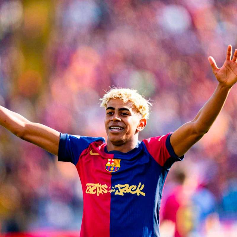 El español Lamine Yamal lidera el ranquin mundial de jugadores más valorados en el mundo. FOTO GETTY 