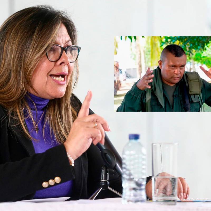 Luz Adriana Camargo, fiscal general pide reactivar orden de captura contra alias Calarcá. FOTOS: Colprensa y captura de video