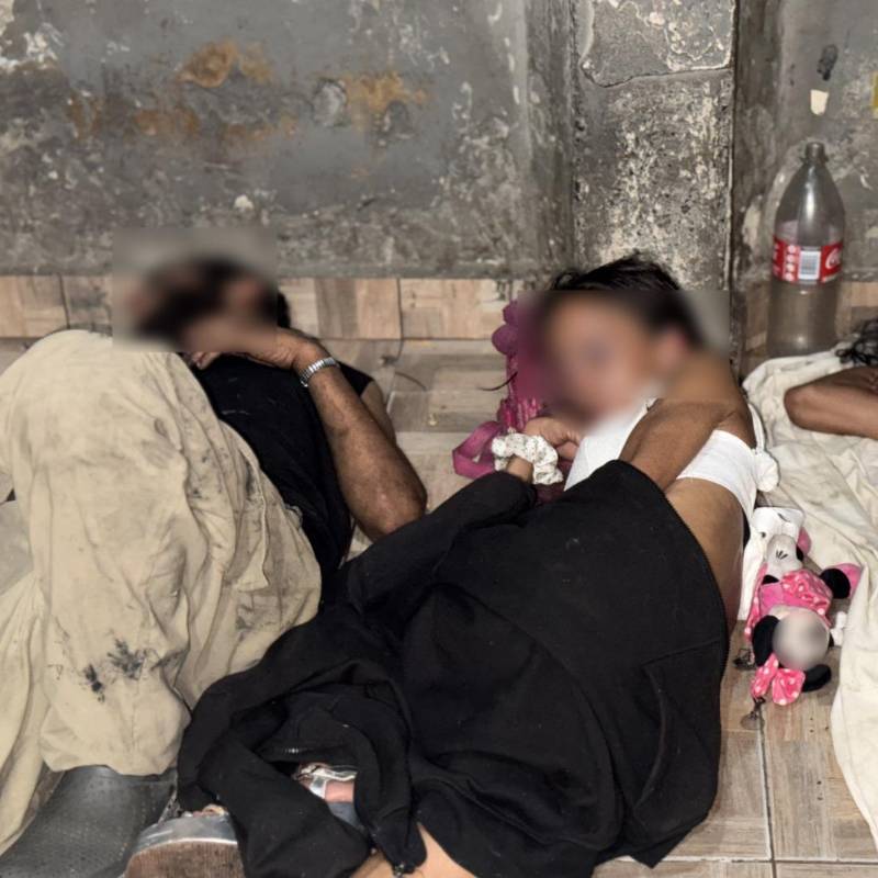 En una de las casas, encontraron a 20 personas en situación de calle. Foto: cortesía.
