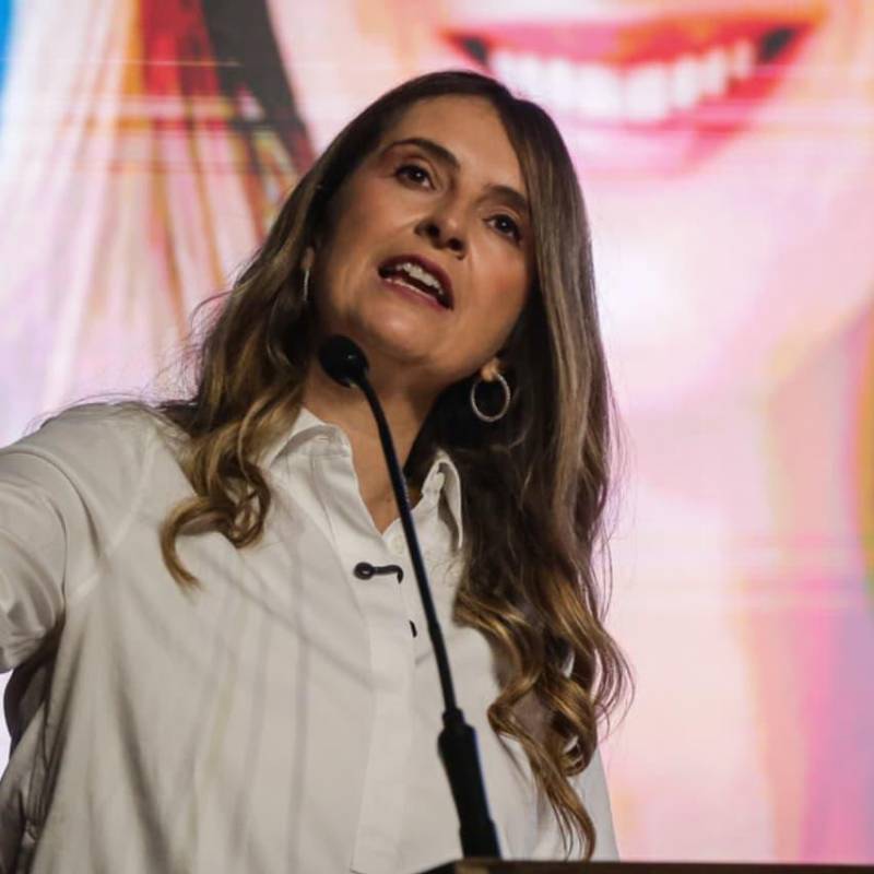 Estos son los acuerdos entre la candidata presidencial Paloma Valencia y el Partido Liberal. FOTO: Colprensa 