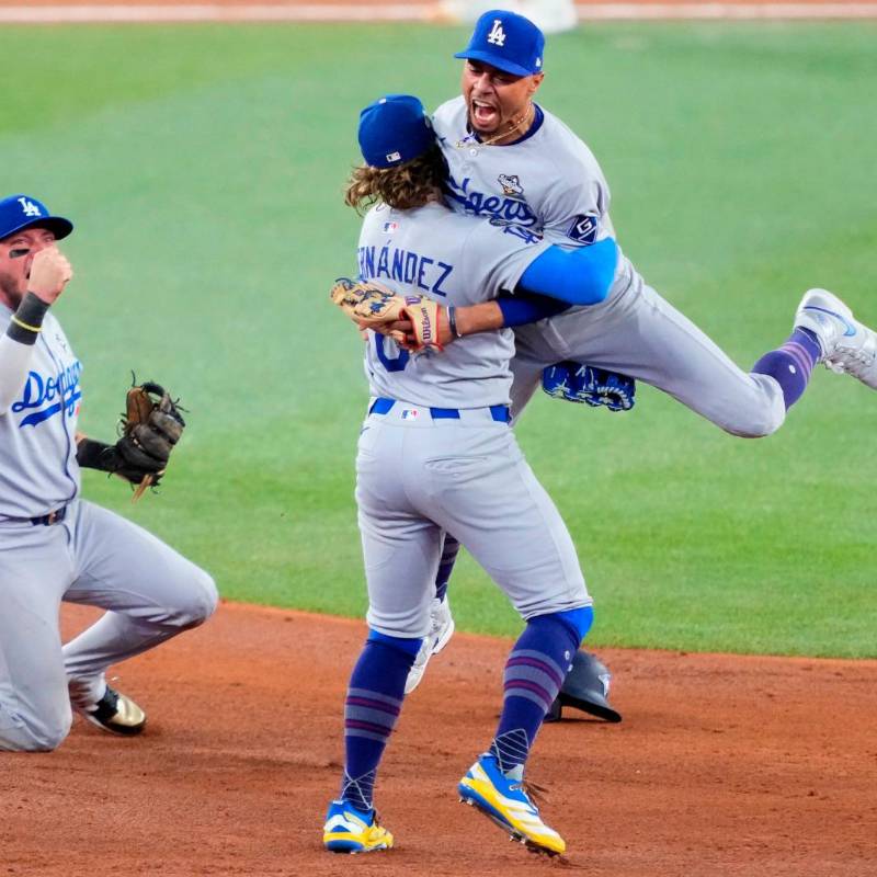 Los Ángeles Dodgers empataron la serie y obligaron un séptimo juego ante los Toronto Blue Jays. Foto: GETTY. 