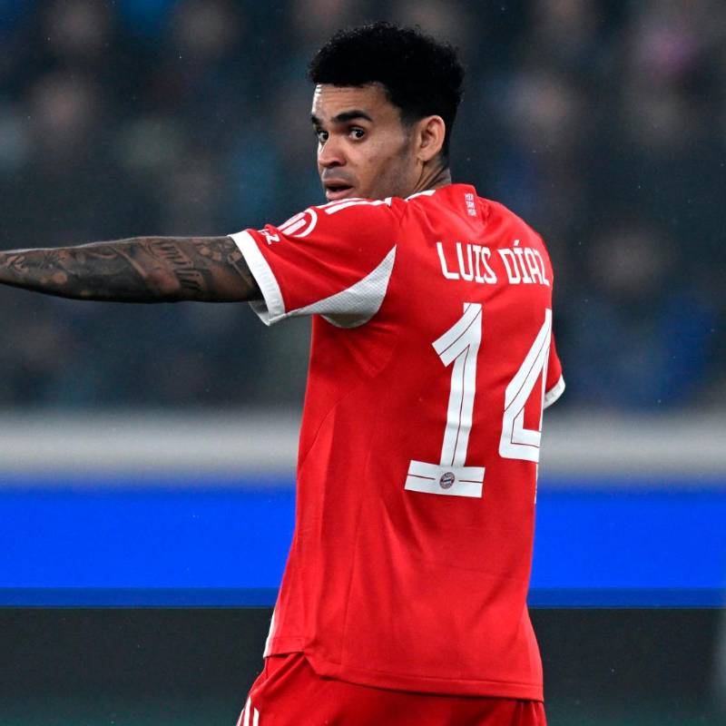 La camiseta del Bayern con el nombre de Luis Díaz impulsa un crecimiento histórico de ventas en Colombia. FOTO: Getty