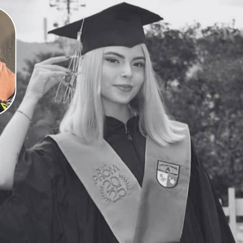 El poema de amor que le hizo Simón García a Mariana Upegui Escobar y que no pudo leerle. FOTOS: Capturas de video - tomada de redes sociales 