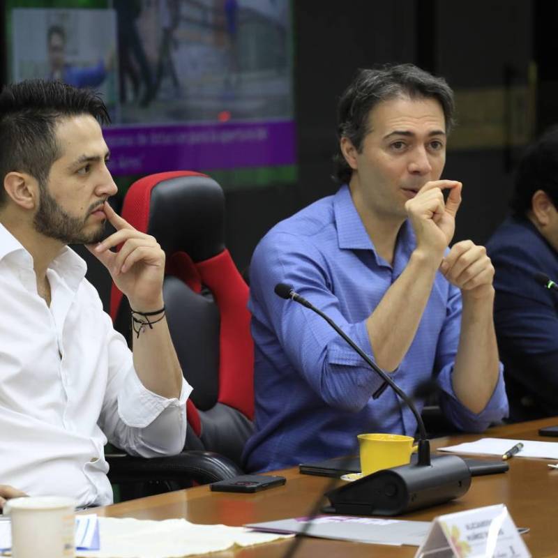 Juan David Duque, secretario de Daniel Quintero, aspirará al Senado. FOTO: X @JUANDUQUEGA