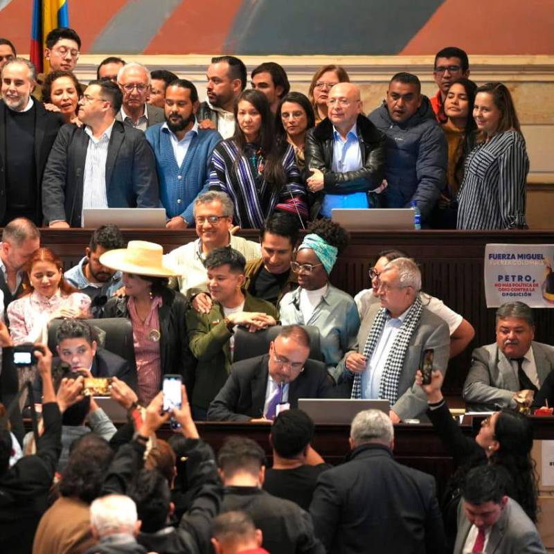 Para la nueva sesión de este sábado, el Centro Democrático ya anunció que tampoco participará. Foto: TOMADA DE CIELO RUSINQUE URREGO 