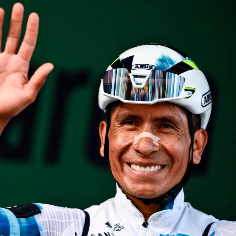 El ciclista colombiano Nairo Quintana anunció su retiro tras 17 años de carrera deportiva y dejar un legado como uno de los mejores corredores de Colombia y el Mundo. FOTO GETTY 