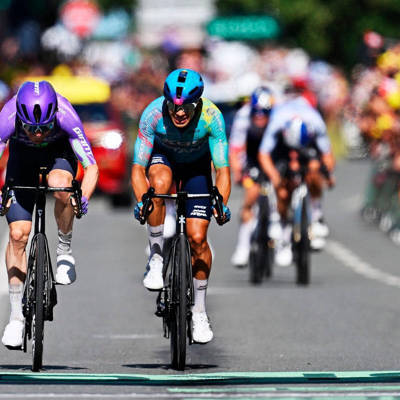 Tejada fue superado por Mauro Schmid en los metros finales. FOTO: GETTY