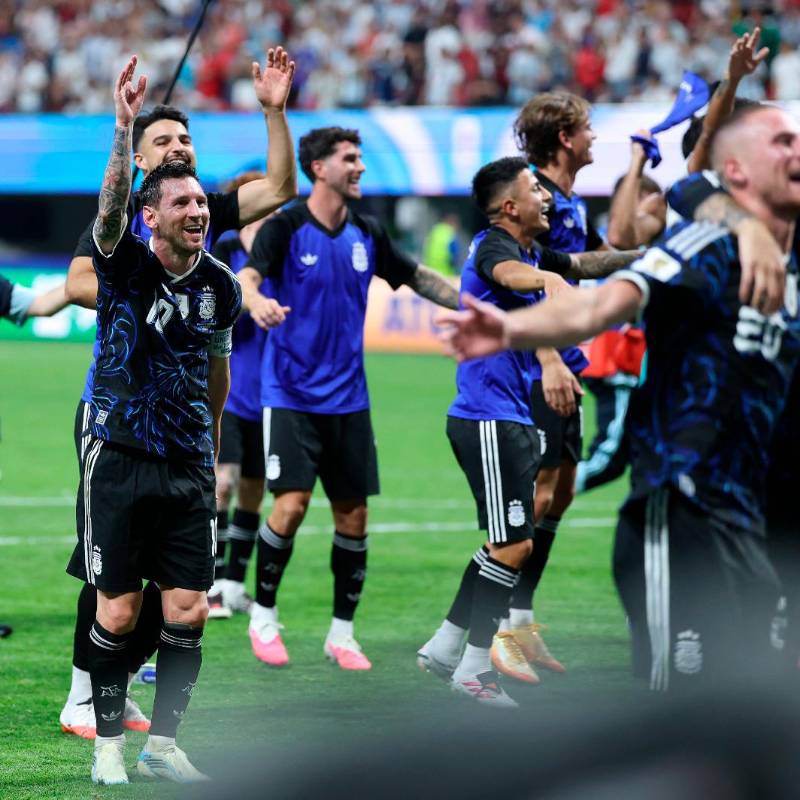 Lionel Messi, capitán de Argentina, guía para conducir a su elenco a la final. FOTO: GETTY 