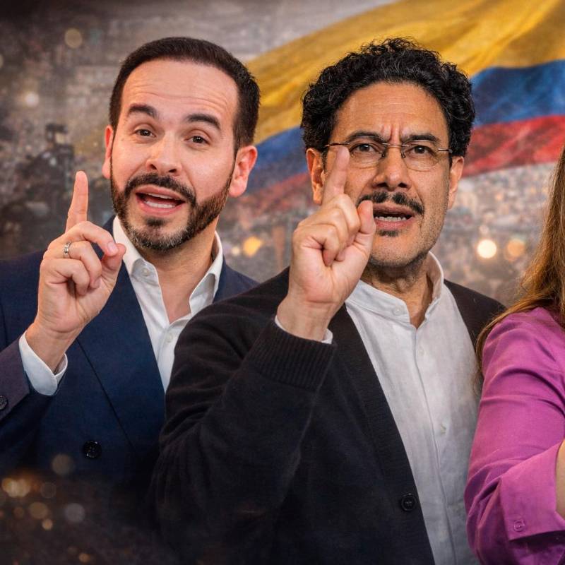 Iván Cepeda, Abelardo de La Espriella y Paloma Valencia, candidatos presidenciales. FOTO: El Colombiano