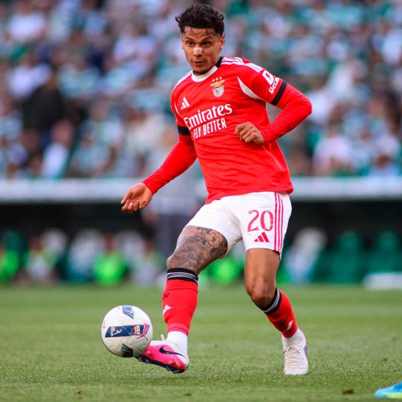 Richard Ríos, futbolista antioqueño del Benfica y la Selección Colombia. Pieza clave en el esquema de José Mourinho. FOTO: GETTY