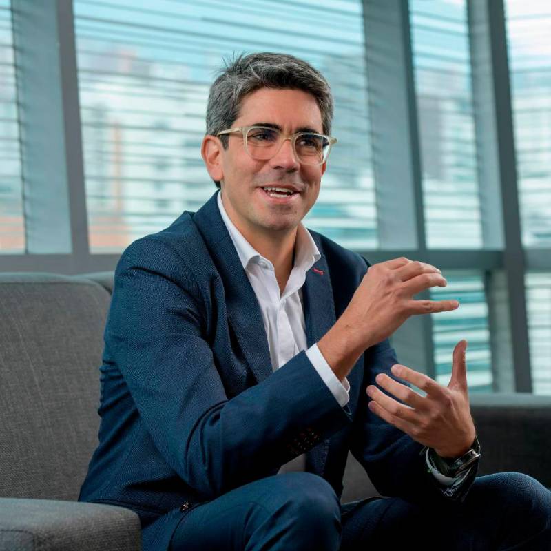 Ricardo Jaramillo, presidente de Grupo Sura, destacó que los resultados a marzo evidenciaron la solidez de las inversiones de la empresa. FOTO cortesía Sura