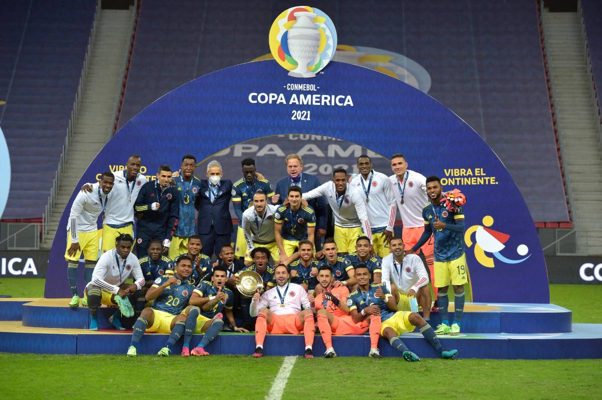 Un merecido tercer puesto de la selección Colombia. FOTO: Getty
