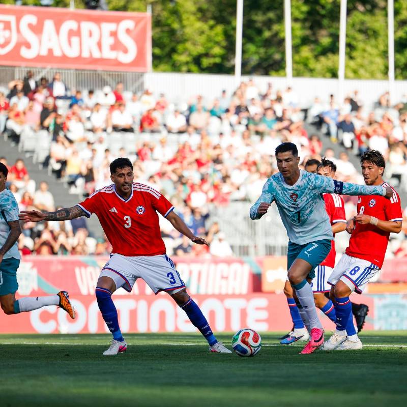 El futbolista portugués Cristiano Ronaldo, de 41 años, será una de las figuras de la Selección lusa en Norteamérica 2026. Contra Chile anotó un gol que fue anulado por fuera de lugar. Foto: tomada del x de @Cristiano 
