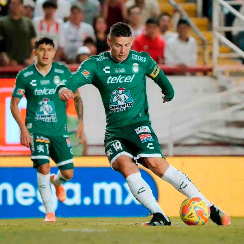 El colombiano James Rodríguez podría quedarse por fuera del Mundial de Clubes por una decisión de la Fifa. FOTO TOMADA X@clubleonfc