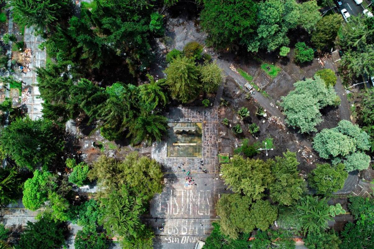 Aproximadamente 750 indígenas pertenecientes a las etnias Emberá katío y Emberá Chamí se ubicaron en el parque durante 8 meses. FOTO: COLPRENSA
