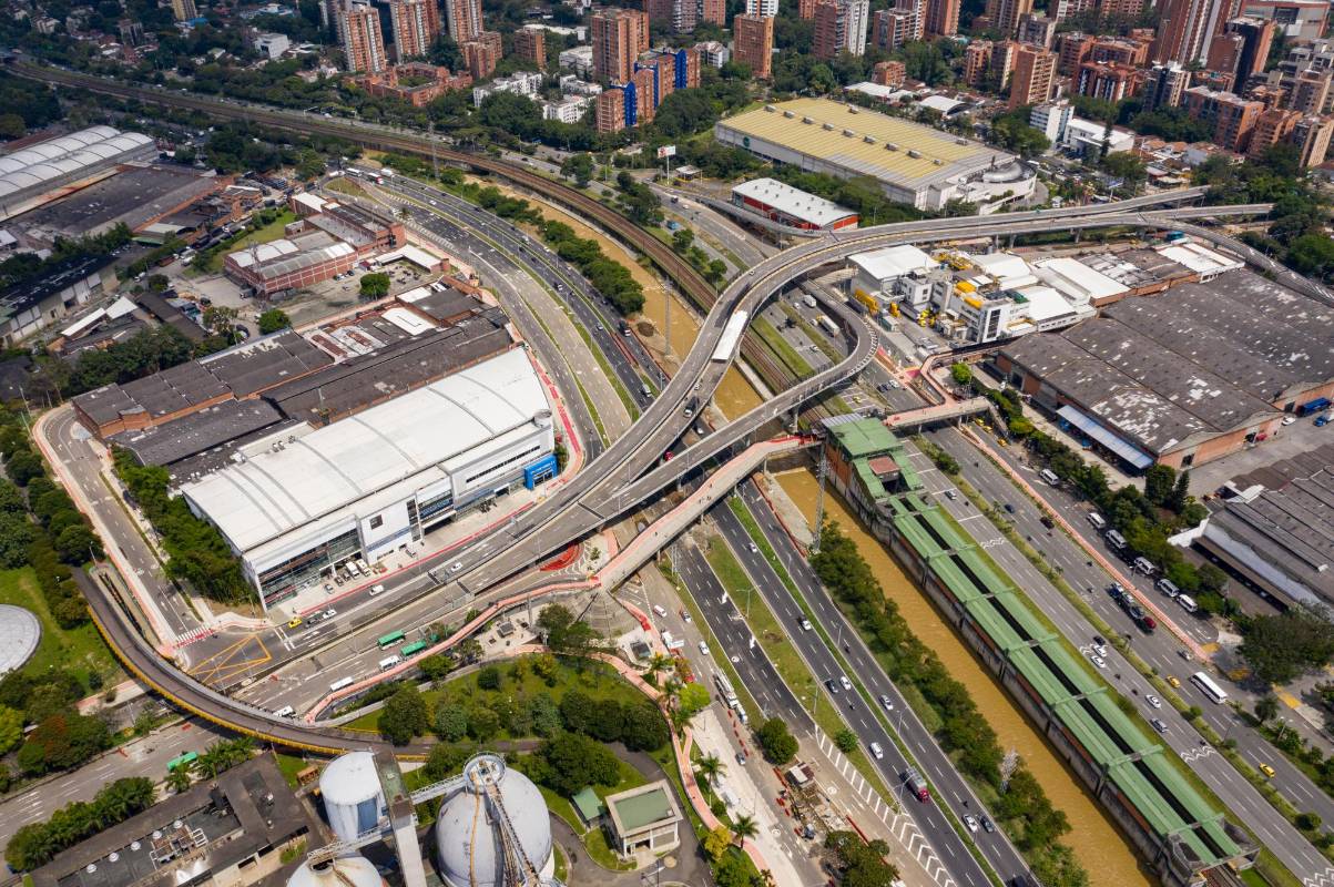 Esta megaobra es una de la más importante de los últimos años en el Valle de Aburrá. Foto: Manuel Saldarriaga Quintero.