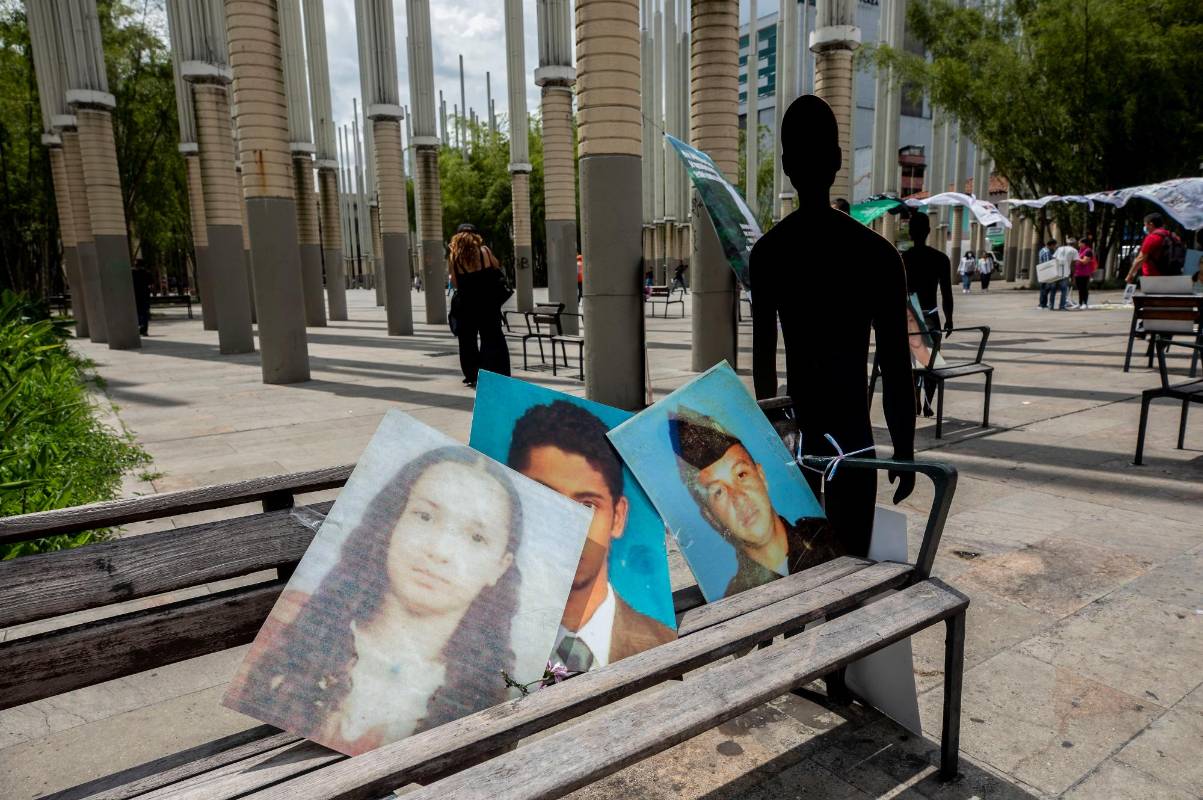 El Parque de las Luces en el sector de la Alpujarra fue uno de los encuentros para recordar a los desaparecidos Foto: Camilo Suárez