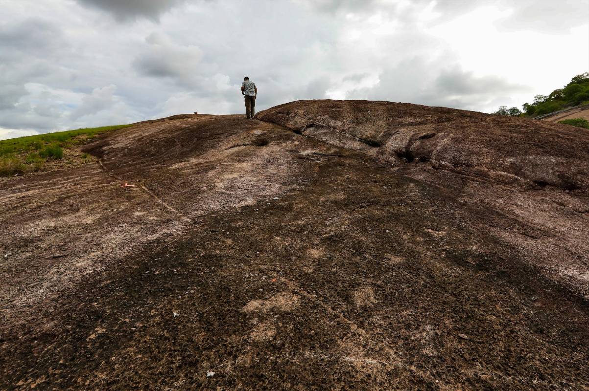En las planicies de la Orinoquia se encuentran algunas de las formaciones geológicas de estas rocas Foto: Manuel Saldarriaga Quintero.