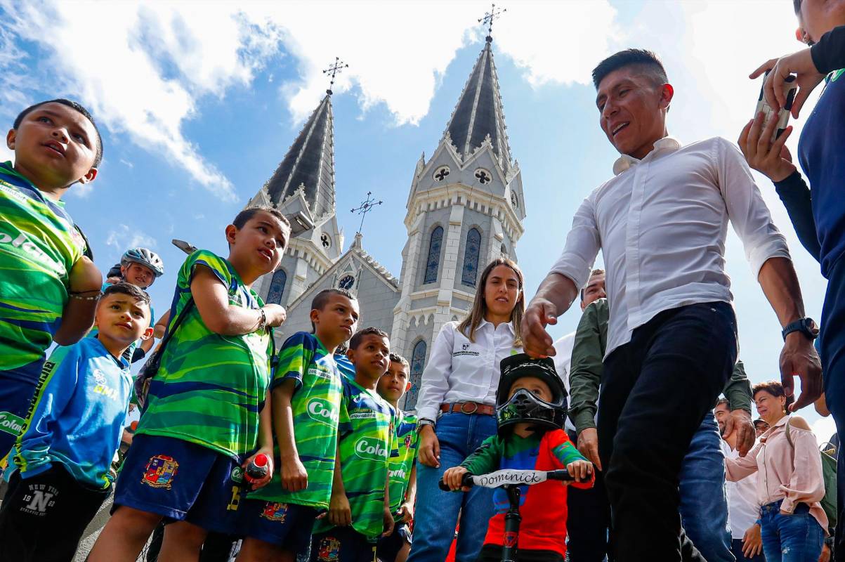 En la competencia que se correrá por el norte de Antioquia se espera la participación de unos 5.000 ciclistas. Foto: Manuel Saldarriaga Quintero.