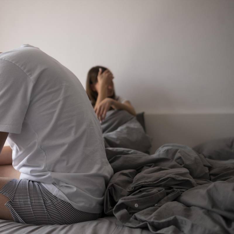 Una depresión puede disminuir el apetito sexual, dificultades para excitarse, llegar al orgasmo o eyacular. FOTO: Freepik