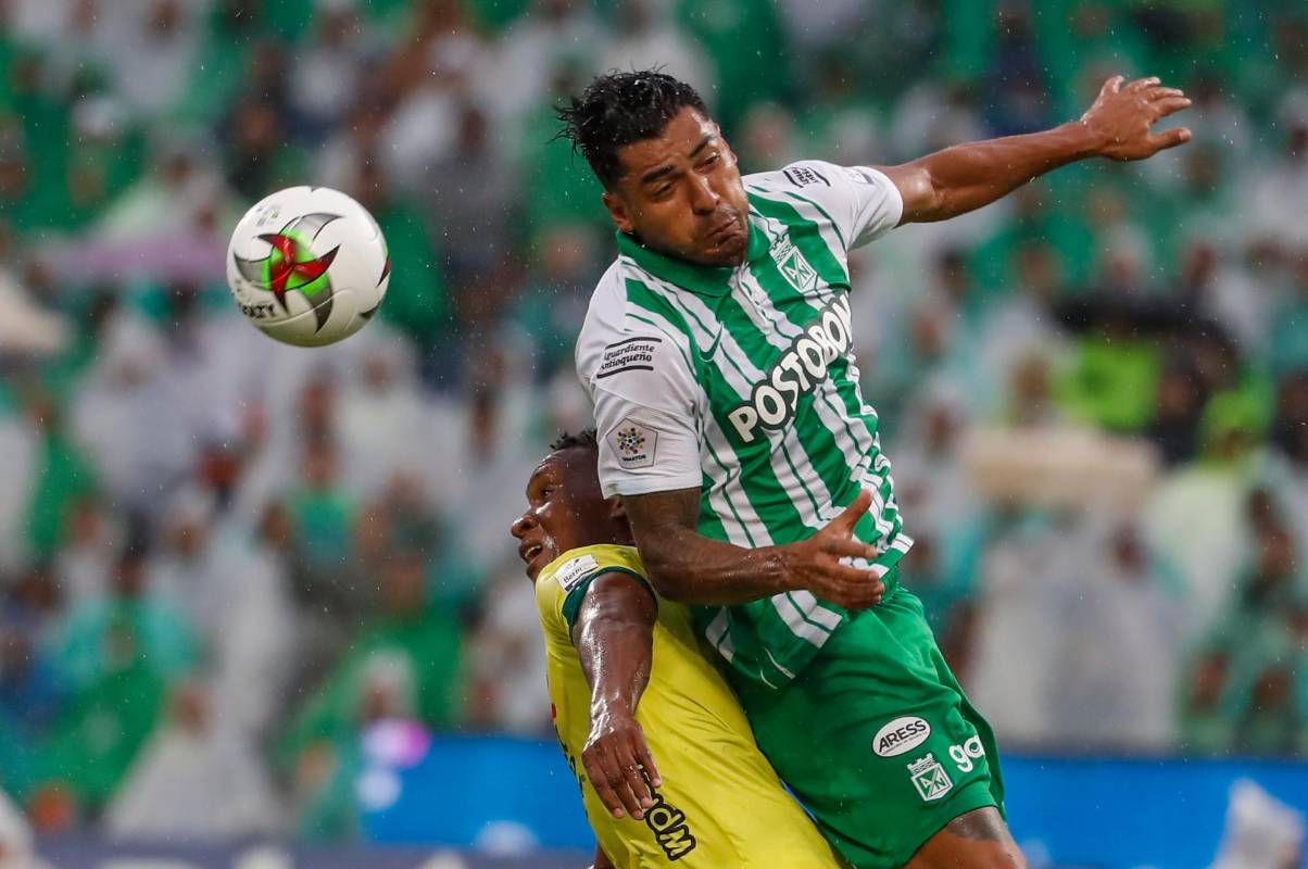 El camino que abrió Jéfferson Duque a los 6 minutos se complementó con los tantos de Dorlan Pabón (44’), el propio Duque (47) y finalmente Yeison Guzmán (89). Foto: MANUEL SALDARRIAGA QUINTERO.
