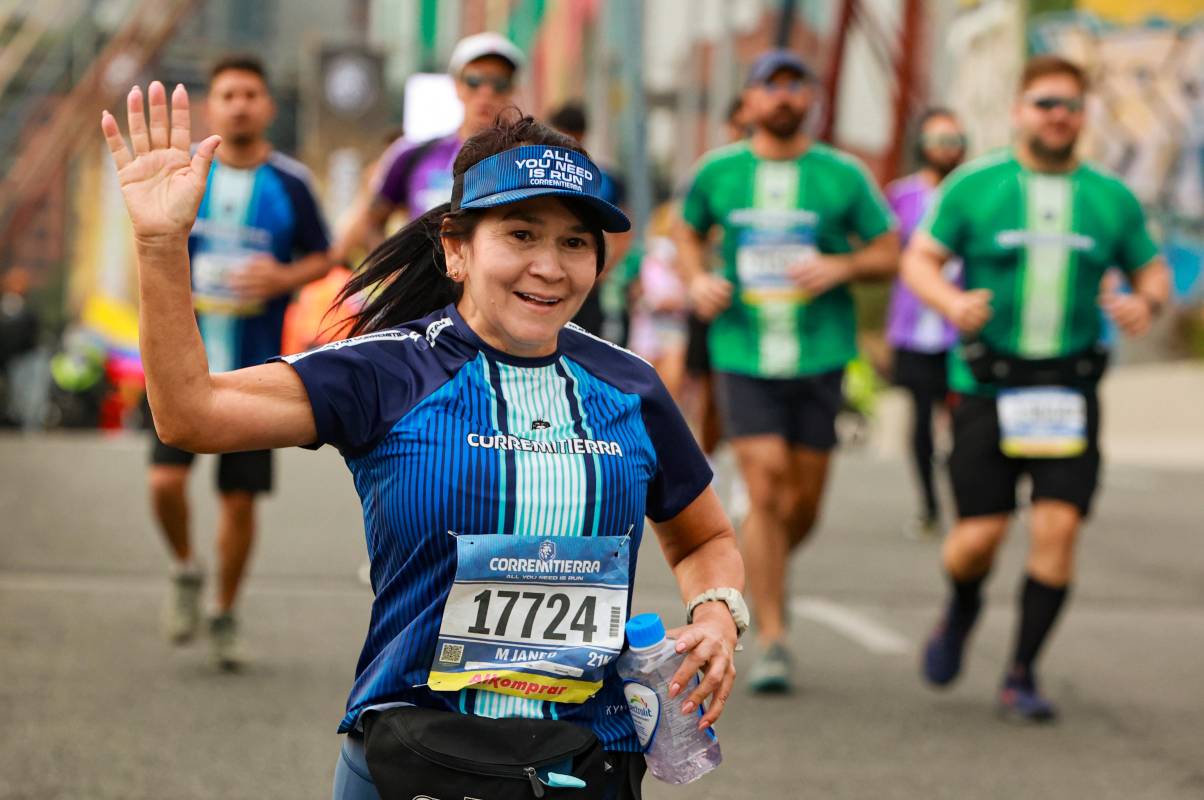 Uno de los aspectos más destacados de Corre Mi Tierra es su carácter incluyente, que permite la participación de personas de todas las edades y niveles de experiencia. Foto: Manuel Saldarriaga Quintero.