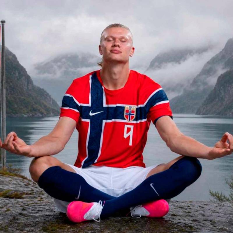 El delantero Erling Haaland, que brilla con el Manchester City en la Liga Premier vivirá desde este martes su primer Mundial en la cita de Norteamérica. FOTO TOMADA X@ErlingHaaland