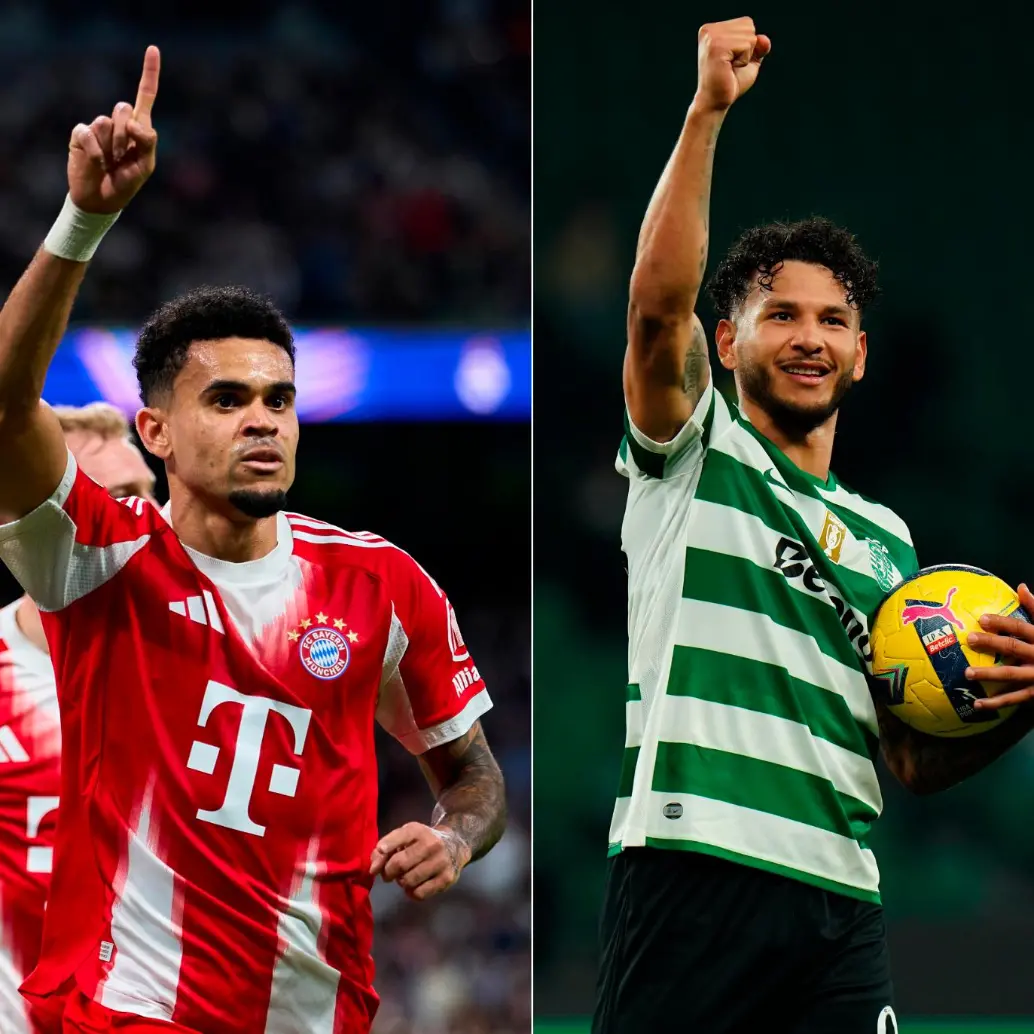 Díaz y Suárez suman 88 participaciones de gol entre los dos en esta temporada 2025/26 del fútbol del Viejo Continente. FOTO: <b>GETTY</b>