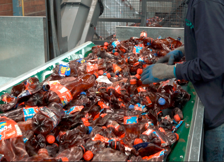 La planta de reciclaje de Bavaria se encuentra ubicada en Caloto, Cauca. Foto: Cortesía