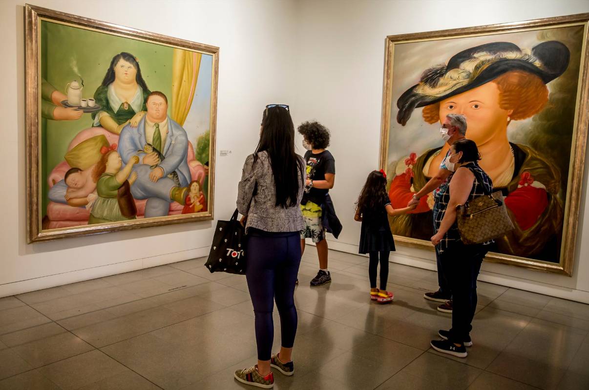 La colección del museo se ha ido armando en estos años, en su mayoría a través de donaciones de artistas y la más numerosa, la de Fernando Botero. Foto: Edwin Bustamante