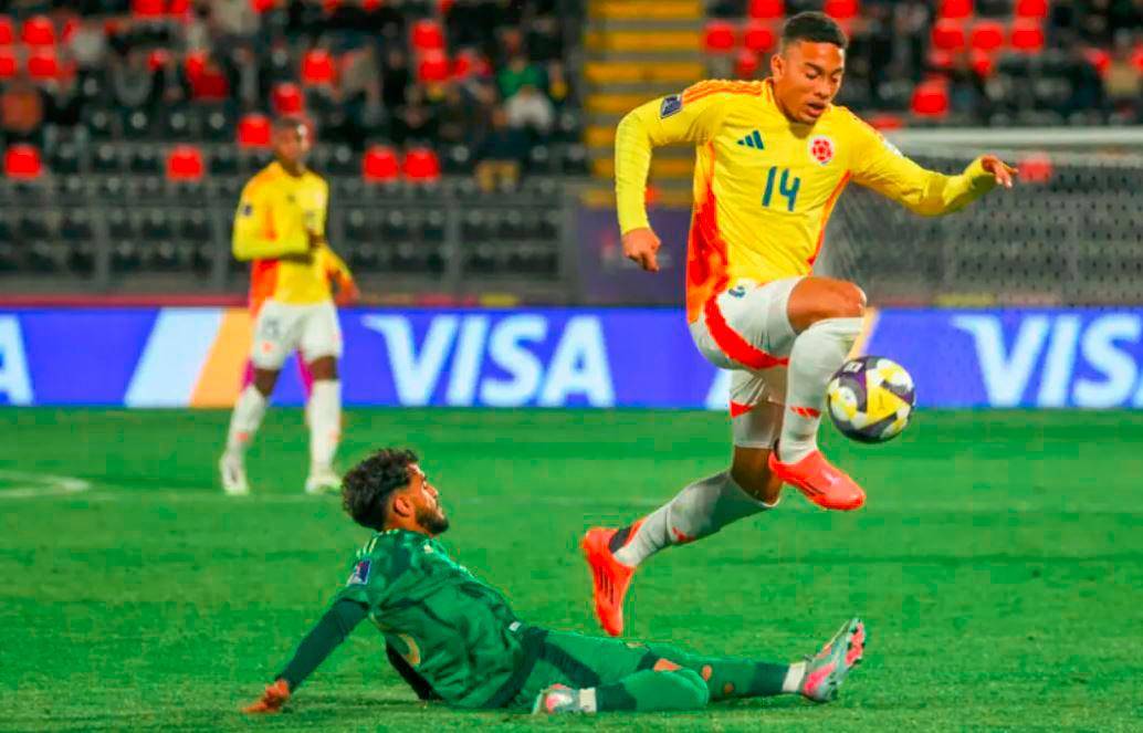 Jordan Barrera será baja sensible de Colombia ante Argentina. FOTO FCF