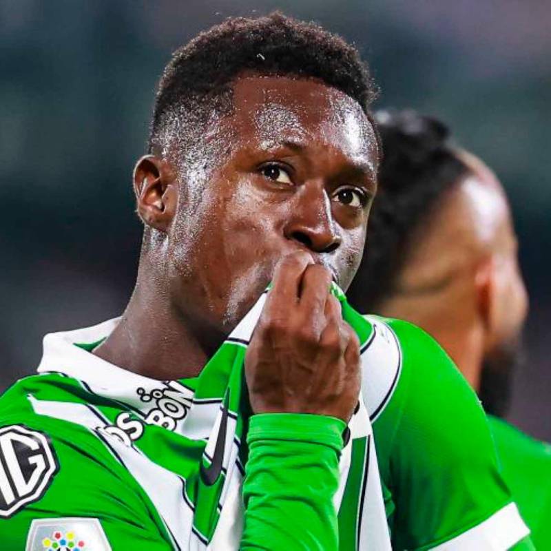 El delantero Marlos Moreno vive una nueva etapa de gloria con Atlético Nacional, el jugador además de marcar goles, tiene uno de los rendimientos más destacados del equipo. FOTO MANUEL SALDARRIAGA 