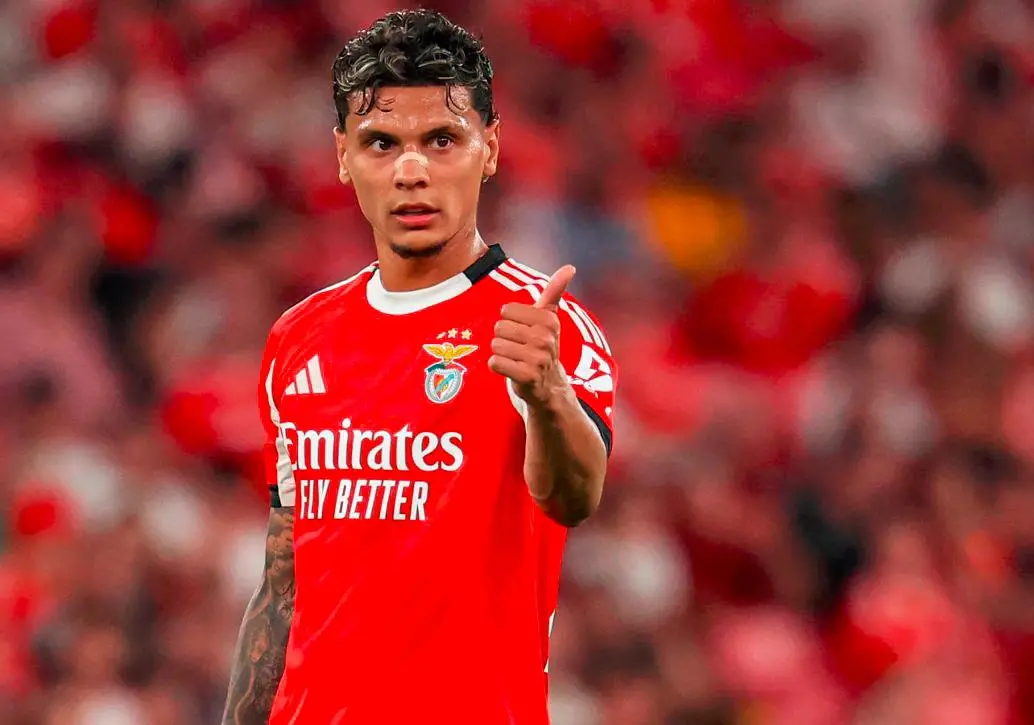 Richard Ríos hará su debut en la Liga de Portugal este sábado a las 2:30 p.m. (hora de Colombia). FOTO @central_benfica