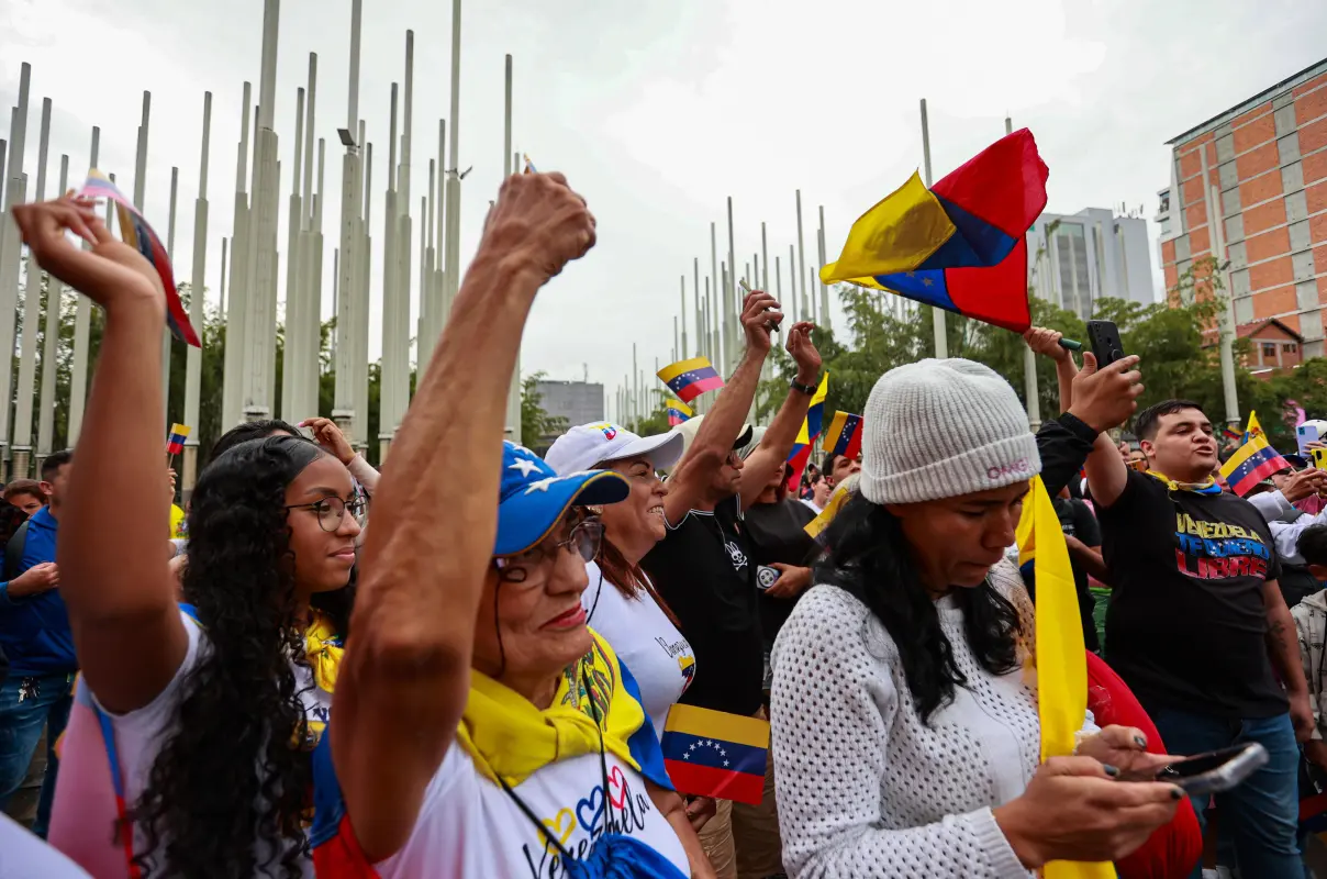 Jubilo y una esperanza de muchos de estos migrantes que esperan retornar a Venezuela y volver a ver a sus familias. Foto: Manuel Saldarriaga Quintero.